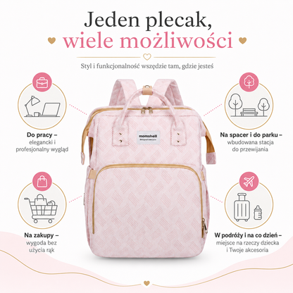 MomShell - Plecak pielęgnacyjny 3w1